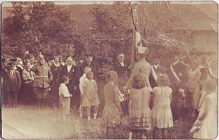 Rohrborn, Fahnenweihe des Kriegervereins 1931