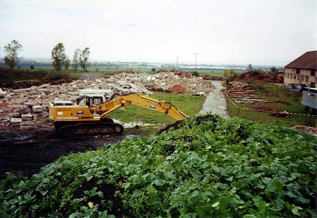 Abriss der Kuhst&auml;lle