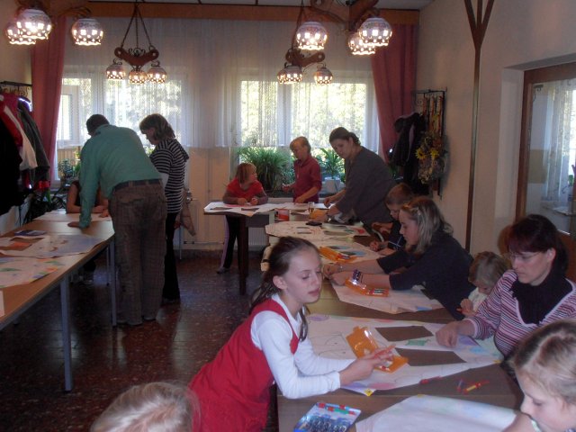 Drachenbasteln 2011