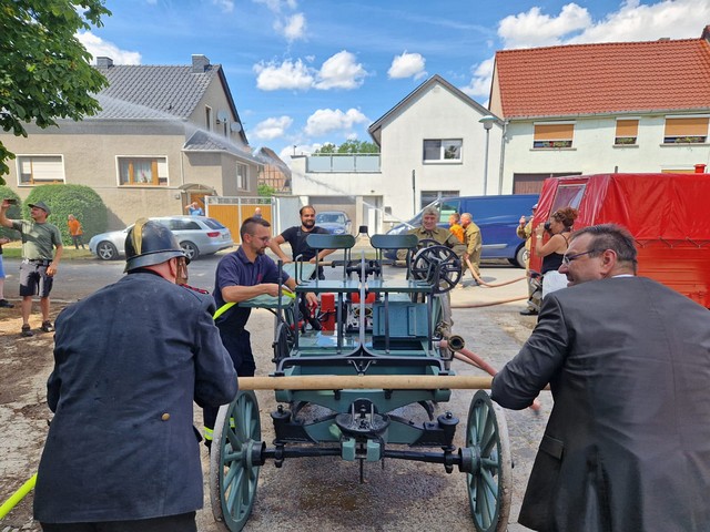 Feuerwehrumzug in Olbersleben 2023