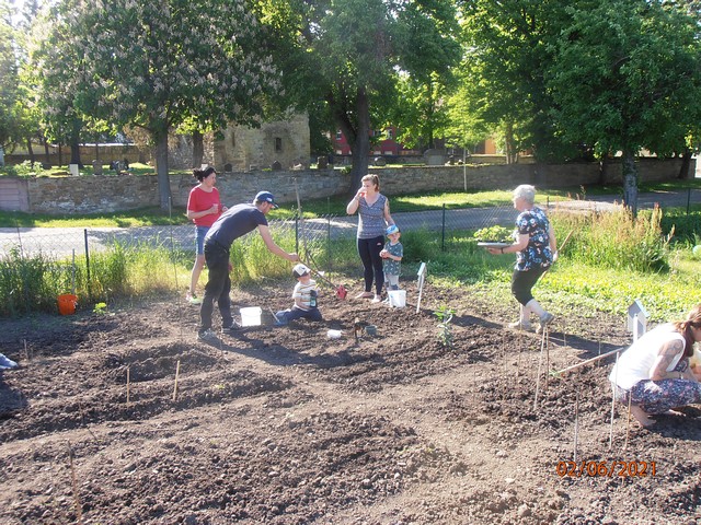 Die Gartenkinder in Aktion