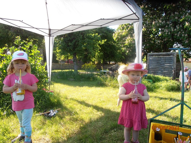 Die Gartenkinder in Aktion