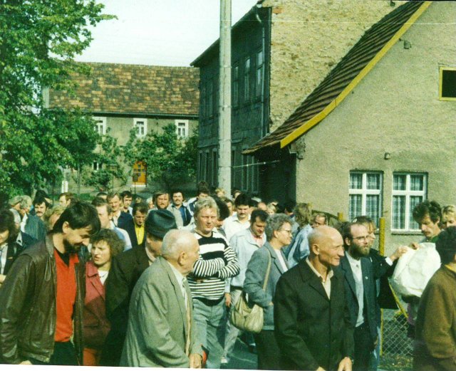 Bau der Gaststätte "Zur Waidmühle"