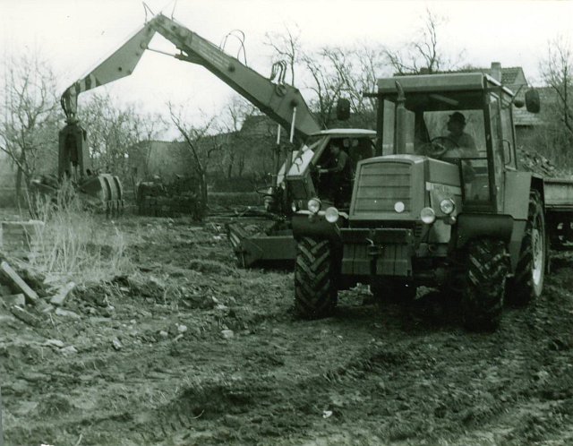 Bau der Gaststätte "Zur Waidmühle"