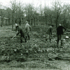 Bau der Gaststätte "Zur Waidmühle"