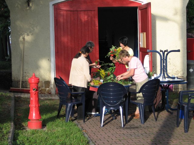 Waidernte und Vorbereitung des Waidm&uuml;hlenfests&nbsp;2010