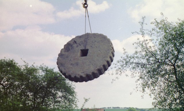 Rekonstruktion der Waidm&uuml;hle 1986