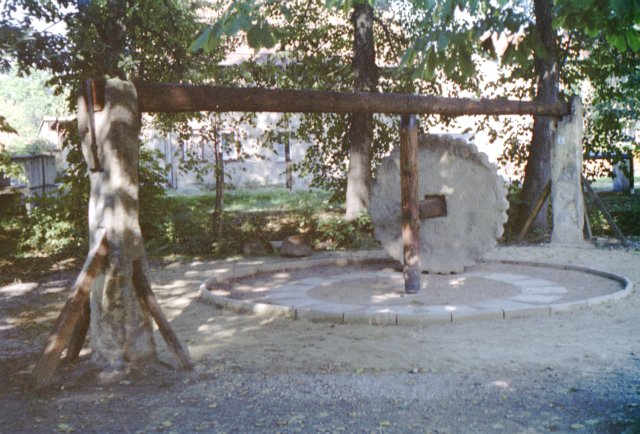 Rekonstruktion der Waidm&uuml;hle 1986