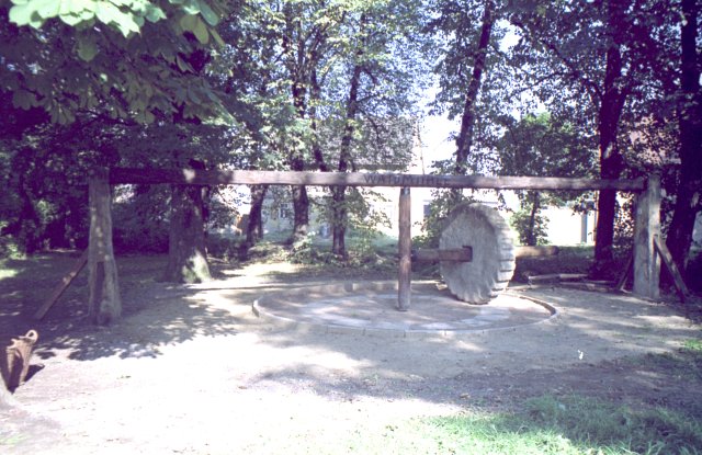 Rekonstruktion der Waidm&uuml;hle 1986