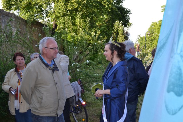 Kür und Auftritt der Waid-Prinzessin Daniela I.