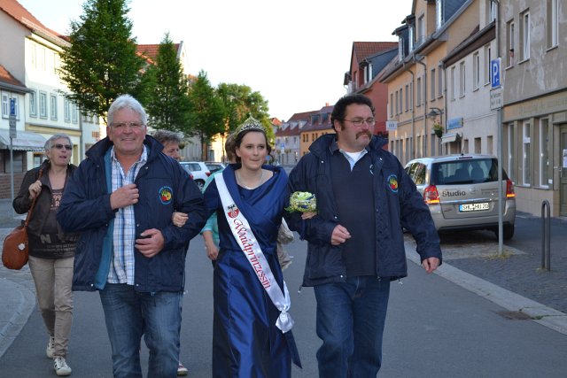 Kür und Auftritt der Waid-Prinzessin Daniela I.