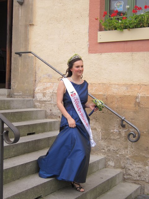 Kür und Auftritt der Waid-Prinzessin Daniela I.