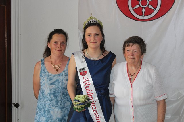Kür und Auftritt der Waid-Prinzessin Daniela I.