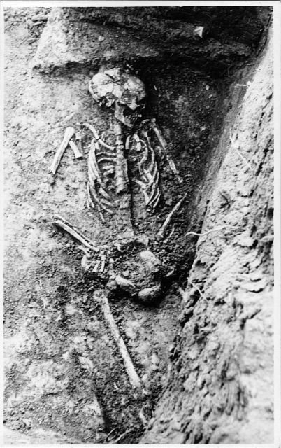 Ausgrabung auf dem Anger 1969