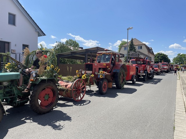 Feuerwehrumzug in Olbersleben 2023