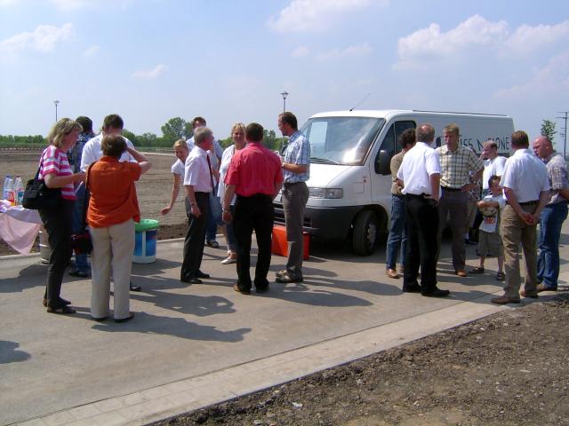 Er&ouml;ffnung des Wohngebiets