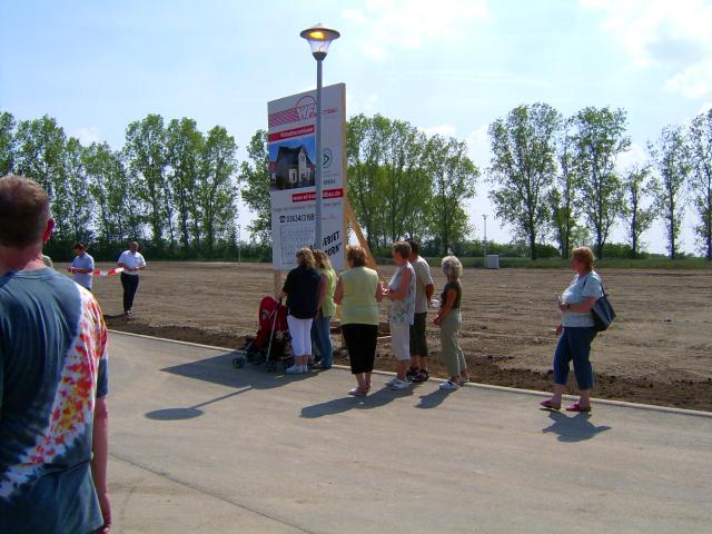 Er&ouml;ffnung des Wohngebiets