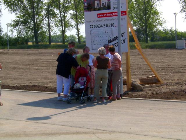 Er&ouml;ffnung des Wohngebiets